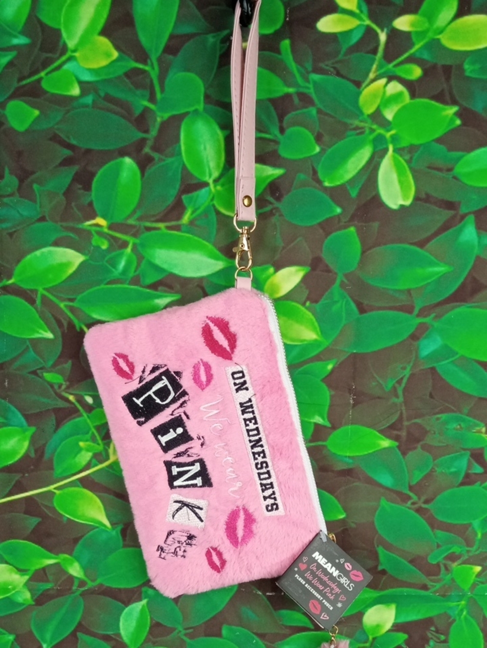 🍿🍒 Mean Girls On Wednesdays We Wear Pink Pouch